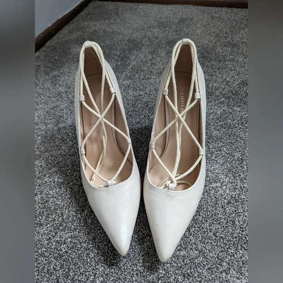 Le Chateau Beige Strappy 4" Heel size 10 Worn Once - Picture 2 of 7